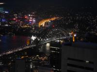Sydney Skytower - Aussicht bei Nacht