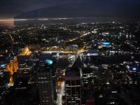 Sydney Skytower - Aussicht bei Nacht