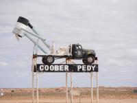 Coober Pedy - Ortsschild