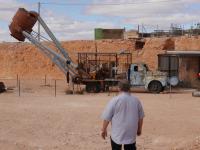 Coober Pedy - Blower (Riesenstaubsauger) - Old Timers Mine Museum